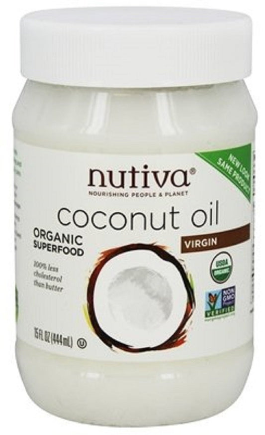 Organic, Cold-Pressed, Unrefined, Virgin Coconut Oil from Fresh, Non-Gmo, Sustainably Farmed Coconuts, 15 Fl Oz (Pack of 2)