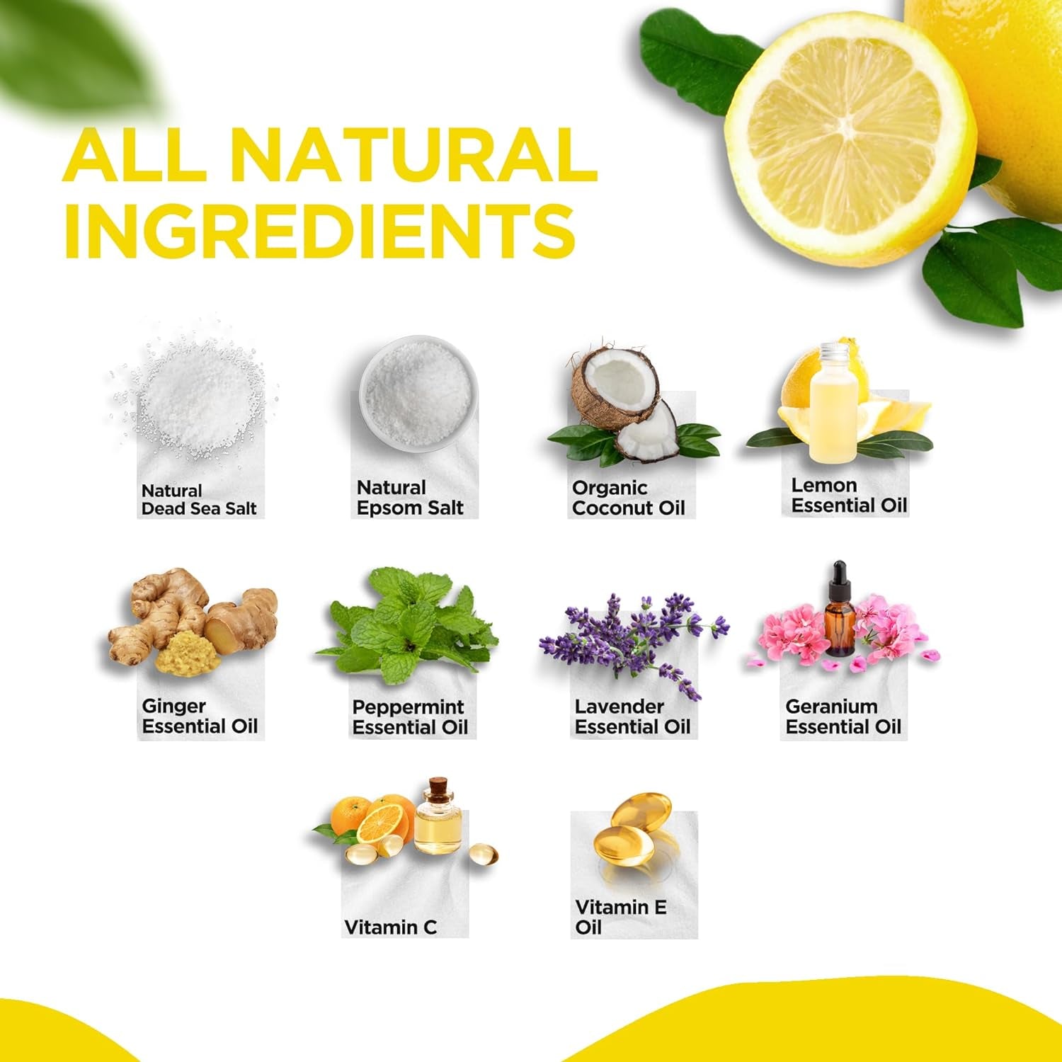 Citrus Detox Foot Soak with Epsom Salt - for Foot Callus, Immune Boost, Damaged Toenail, Athletes Foot, Pedicure and Soothes Tired Feet - Made in USA